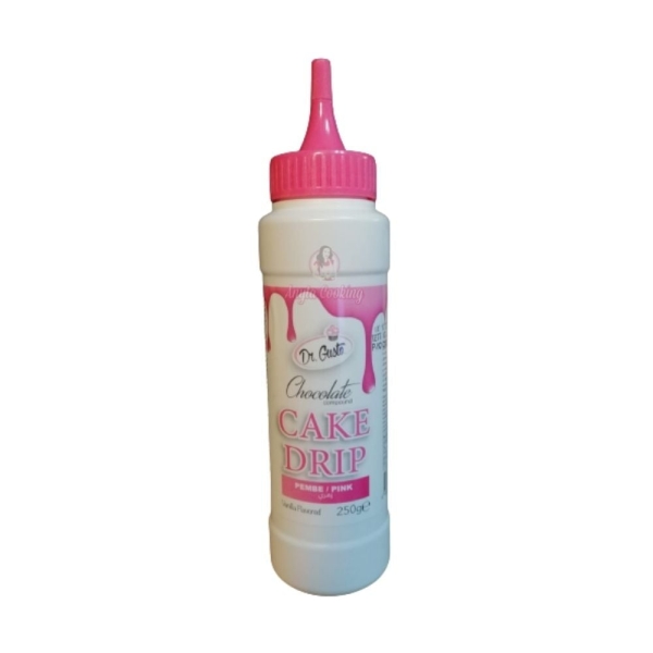 Glazura de ciocolata - CAKE DRIP - Roz - 250g - Dr Gusto - Anyta Cooking