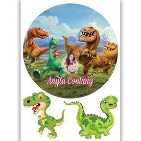Imagine Comestibila " Dinozaurii3 " - Anyta Cooking - Anyta Cooking