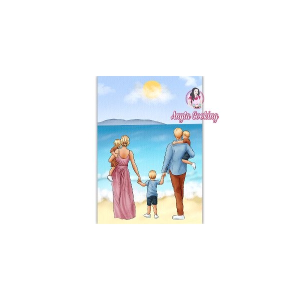 Imagine Comestibila " Familie 2 " - Anyta Cooking - Anyta Cooking