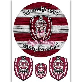 Imagine Comestibila " Fotbal10 CFR CLUJ " - Anyta Cooking - Anyta Cooking