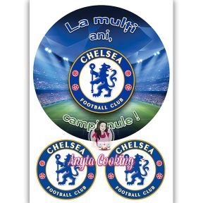Imagine Comestibila " Fotbal15 CHELSEA FC " - Anyta Cooking - Anyta Cooking