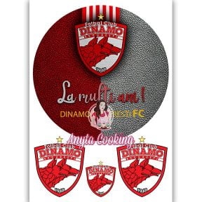Imagine Comestibila " Fotbal18 FC DINAMO BUCURESTI " - Anyta Cooking - Anyta Cooking