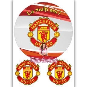 Imagine Comestibila " Fotbal27 MANCHESTER UNITED " - Anyta Cooking - Anyta Cooking