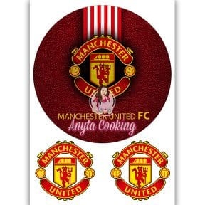 Imagine Comestibila " Fotbal28 MANCHESTER UNITED " - Anyta Cooking - Anyta Cooking