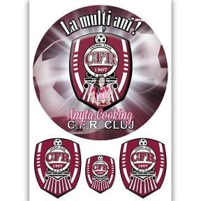 Imagine Comestibila " Fotbal8 CFR CLUJ " - Anyta Cooking - Anyta Cooking