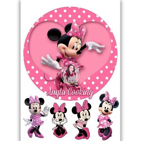 Imagine Comestibila " Minnie Mouse1 " - Anyta Cooking - Anyta Cooking
