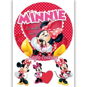 Imagine Comestibila " Minnie Mouse3 " - Anyta Cooking - Anyta Cooking