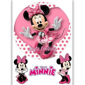 Imagine Comestibila " Minnie Mouse5 " - Anyta Cooking - Anyta Cooking