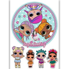 Imagine Comestibila " Papusile LOL3 " - Anyta Cooking - Anyta Cooking