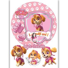 Imagine Comestibila " Patrula Catelusilor Paw Patrol 9 " - Anyta Cooking - Anyta Cooking	