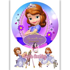 Imagine Comestibila " Printesa Sofia1 " - Anyta Cooking - Anyta Cooking