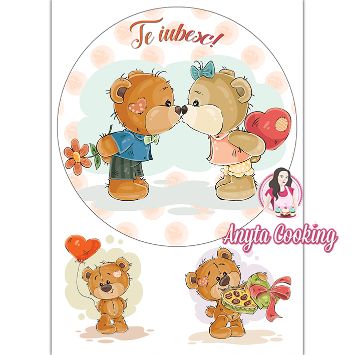 Imagine Comestibila " Valentines Day 21 " - Anyta Cooking - Anyta Cooking