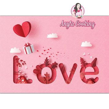 Imagine Comestibila " Valentines Day 5 " - Anyta Cooking - Anyta Cooking
