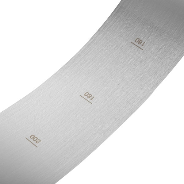 Inel Reglabil Rotund din inox, 16-30ØCM - 8cm inalt - Anyta Cooking - Anyta Cooking