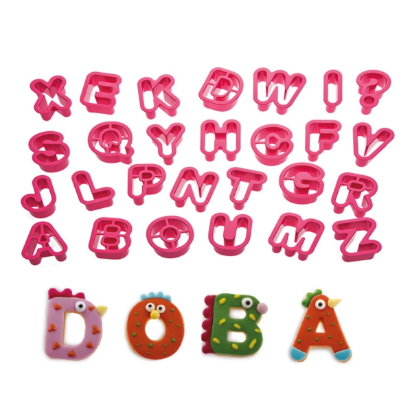 Kit 27 Decupatoare Litere - 5,2 X H 2,2 CM - Decora - Anyta Cooking