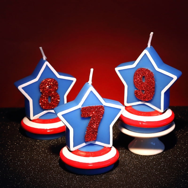 Lumanarea 3D model Capitan America - Anyta Cooking