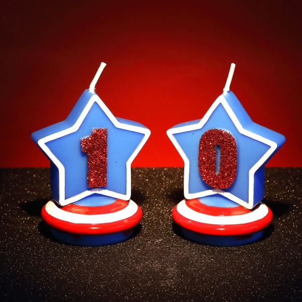 Lumanarea 3D model Capitan America - Anyta Cooking