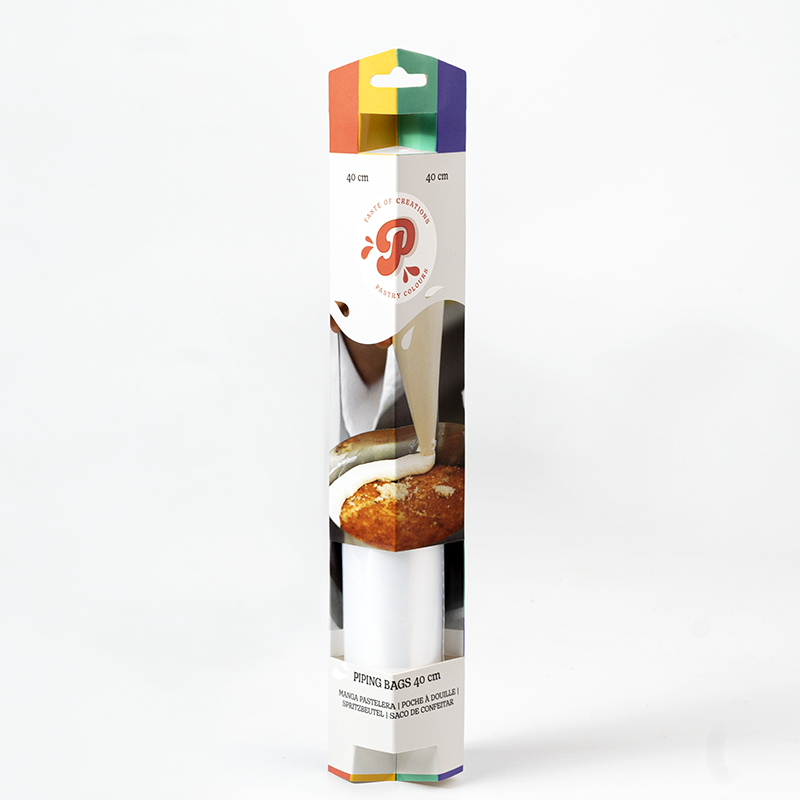 Set 20 buc Posuri / saci din plastic - 40cm - Pastry Colours