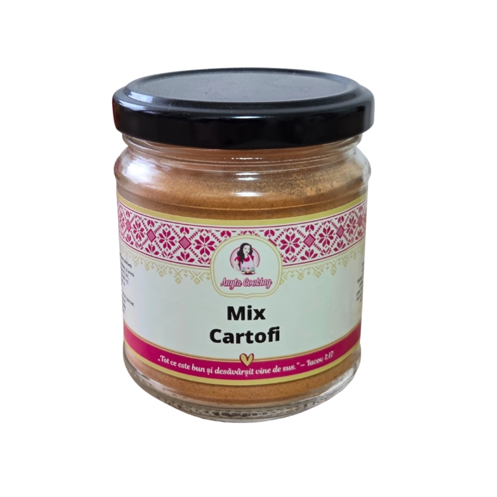 Mix de condimente PREMIUM &ndash; 100% Natural &ndash; Mix Cartofi 100g &ndash; Anyta Cooking