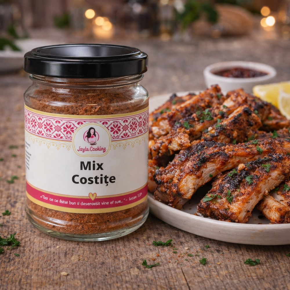 Mix pentru costițe 120g &ndash; Condiment dulce-picant pentru marinadă &ndash; Anyta Cooking