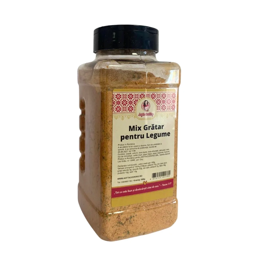 Mix pentru legume la grătar 500g &ndash; Mix de condimente PREMIUM &ndash; 100% Natural - Anyta Cooking