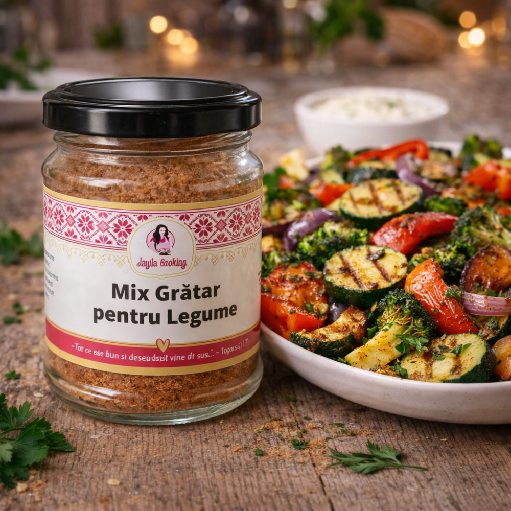Mix pentru legume la grătar 90g &ndash; Mix de condimente PREMIUM &ndash; 100% Natural - Anyta Cooking