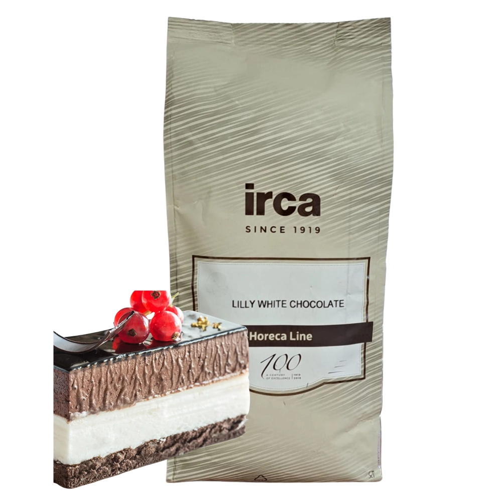 Mix pentru Mousse, Bavareze, Inghetata - aromă de ciocolata albă - 1kg - IRCA