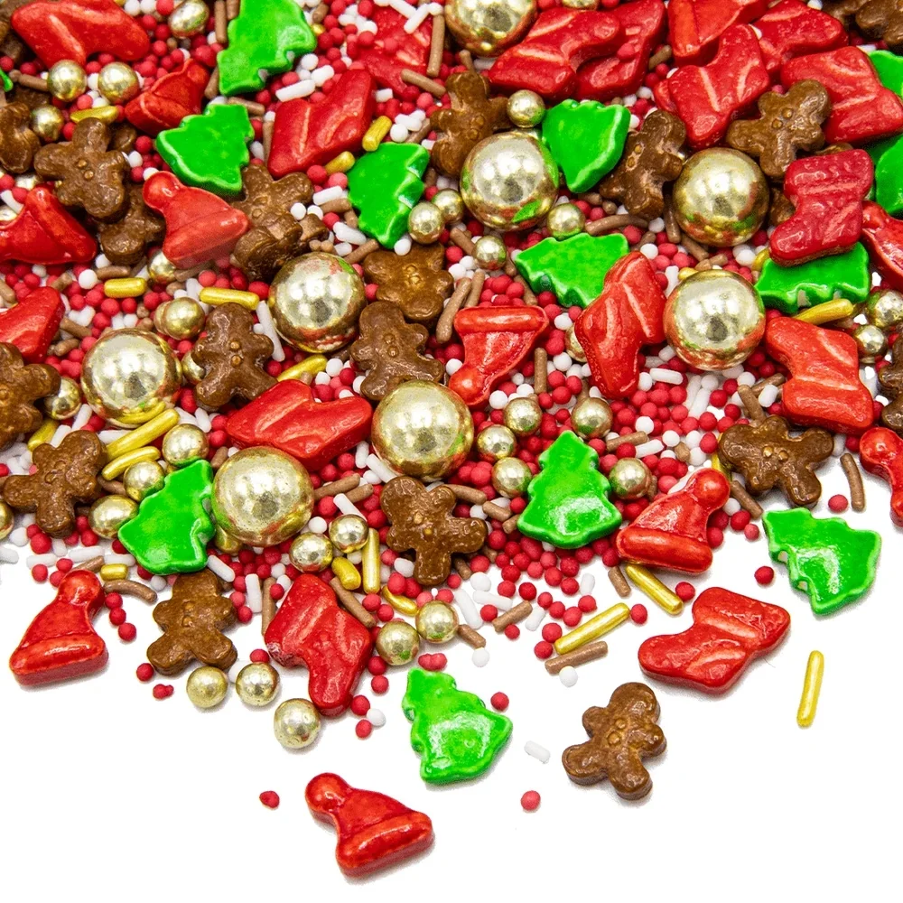 Mix Sprinkles - Santas Favourite -90 gr - Happy Sprinkles - Anyta Cooking