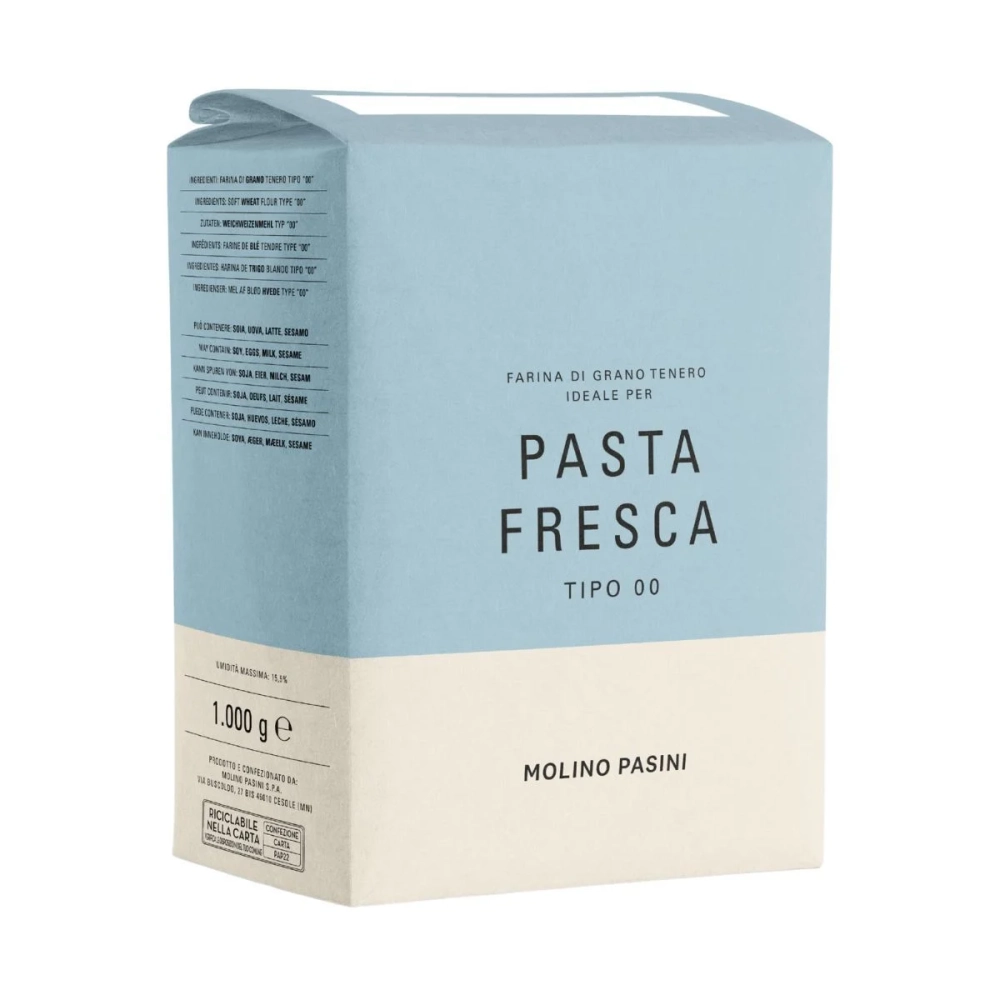 Făină 100% grâu tip 00 pentru paste proaspete Molino Pasini – 1 kg