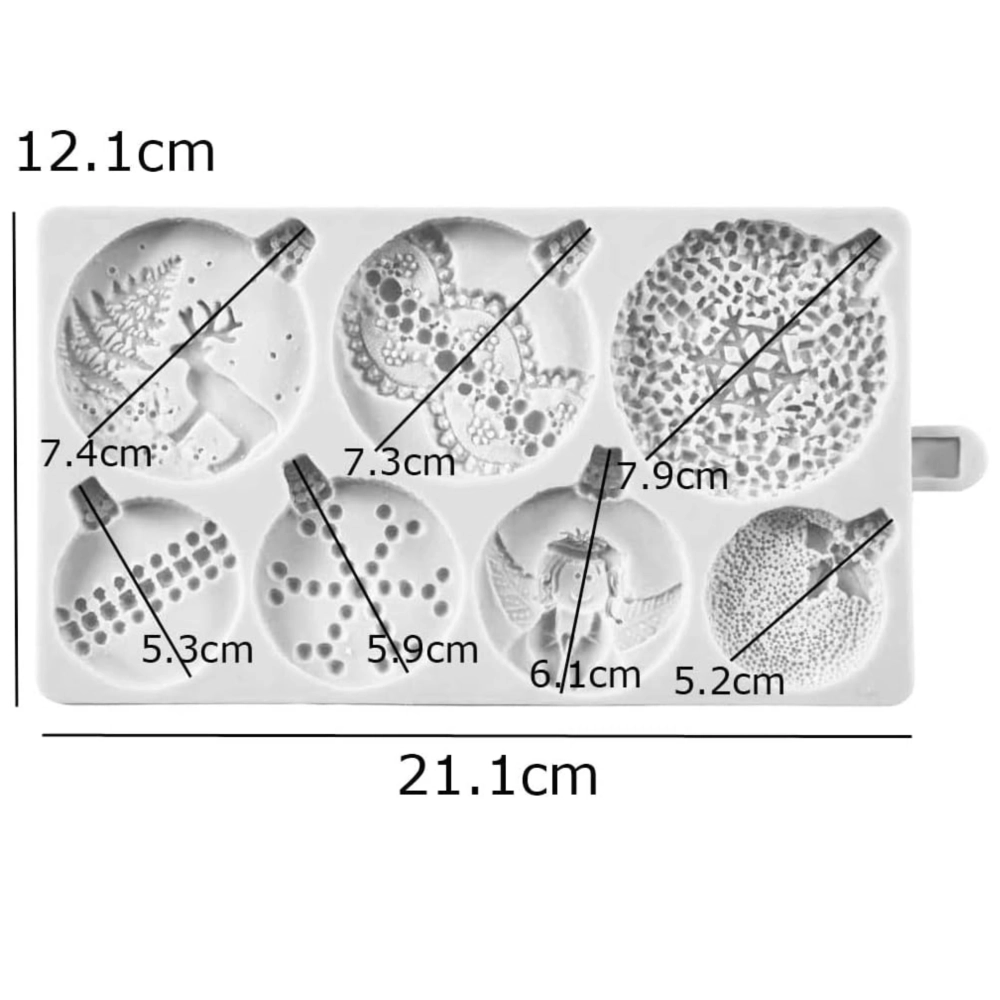Mulaj din silicon Globuri de Craciun - Cesil