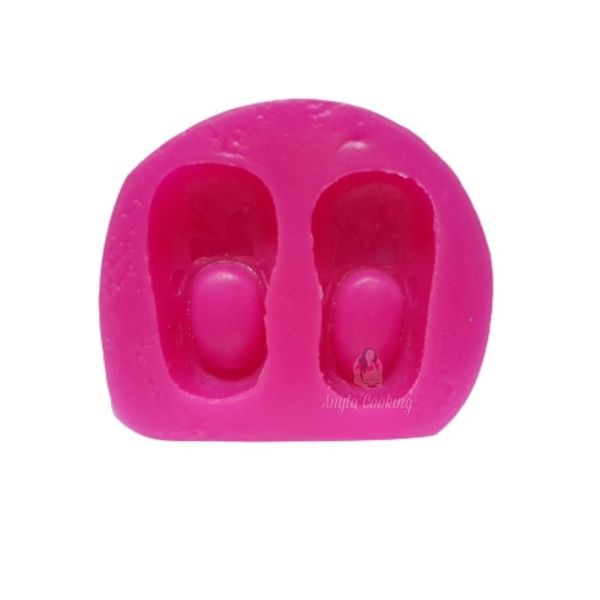Mulaj din silicon - 2 Botosei - 6 x 3 cm - Anyta Cooking