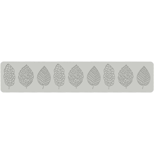 Mulaj din silicon Frunze de Gradina - Silikomart Lace Mat Garden