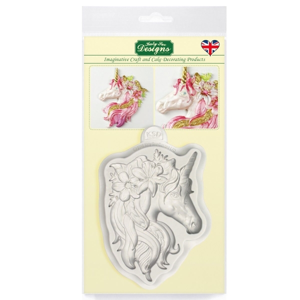 Mulaj din silicon pentru decor - UNICORN- 12 x 8 cm -Katy Sue - Anyta Cooking