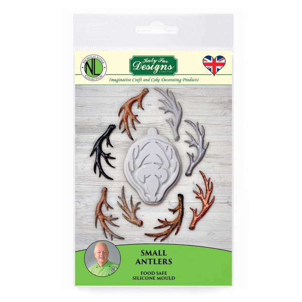Mulaj din silicon - SMALL ANTLERS - 74 mm x 31 mm x 6 mm - Katy Sue - Anyta Cooking
