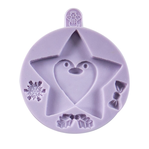 Mulaj din silicon - STEA&PINGUIN- 9 × 9 cm-Karen Davies - Anyta Cooking
