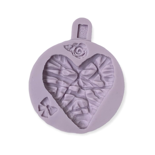 Mulaj din silicon - WICKER HEART MOULD- KAREN DAVIES - Anyta Cooking