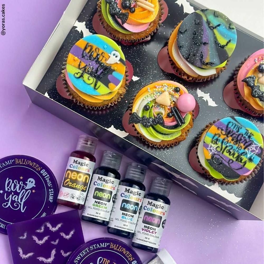 Colorant alimentar gel Neon Violet / Purple 32g - Magic Colours