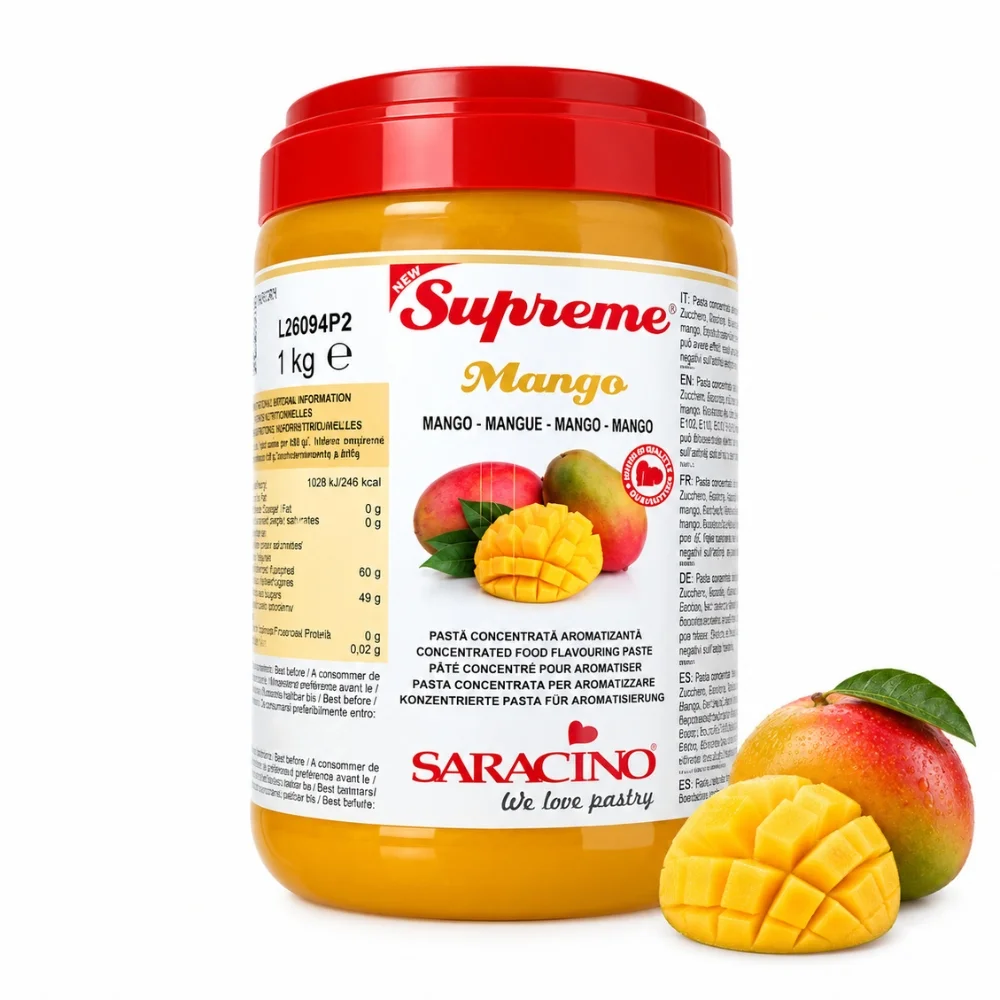 Pasta aromatizanta concentrata - MANGO - 1kg - Saracino