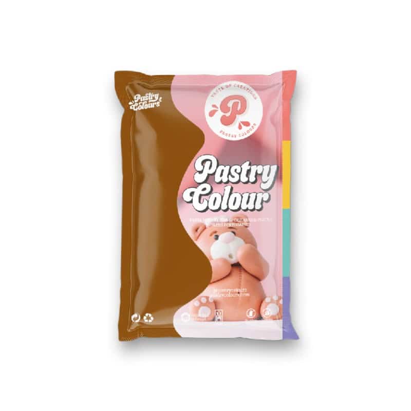 
Pasta de Zahar ideala pentru Flori si Figurine - CAFFE- 1 kg - Pastry Colour