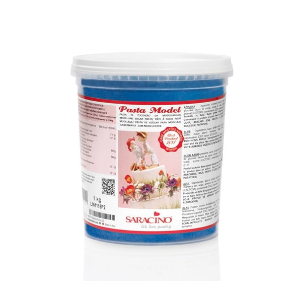 Pasta de Zahar pentru modelare figurine,flori  - 1 kg - ALABSTRU - Saracino - Anyta Cooking 
