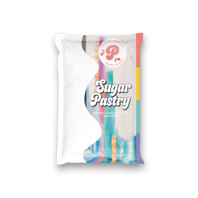 Pasta de Zahar Perfectă pentru Acoperirea torturilor – ALB- 1kg - Pastry Colour 