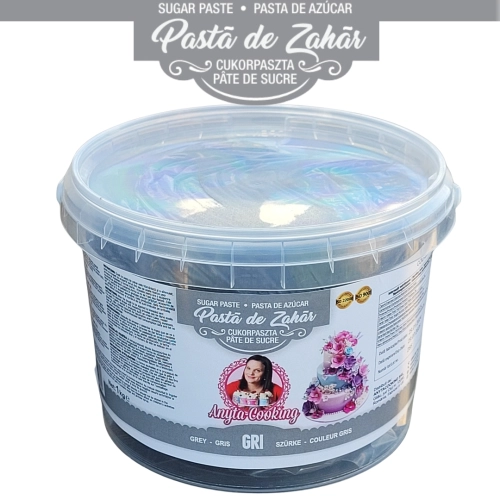  Pasta de Zahar PREMIUM - GRI - 1 kg - Anyta Cooking