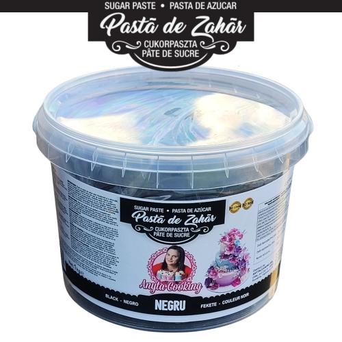 Pasta de Zahar - PREMIUM - NEGRU - 1 kg - Anyta Cooking