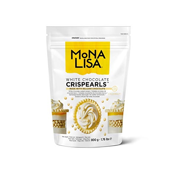 Perle Crispearls din Ciocolată Albă-800g - Mona Lisa - Callebaut