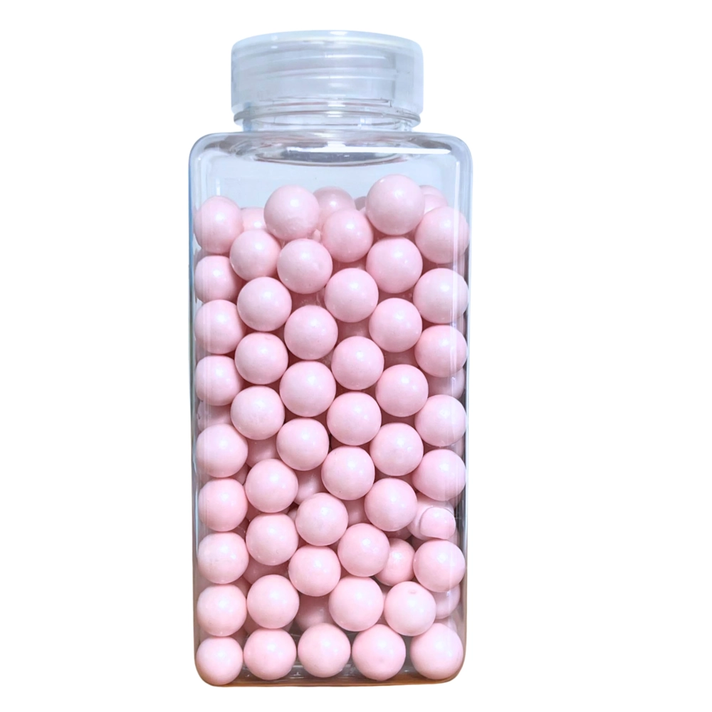Perle / Perlute din zahar 10mm - Roz Bebe - 250 gr - Dr. Gusto