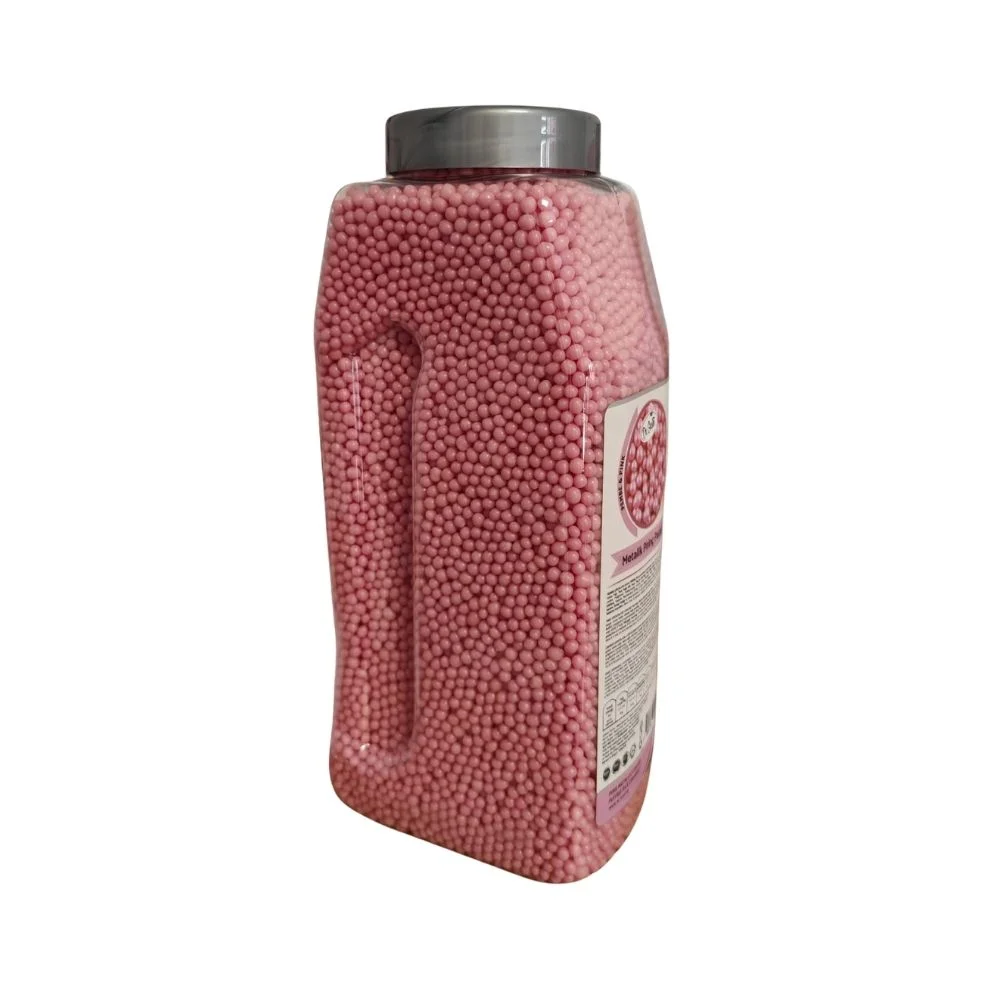 Perlute din Orez acoperite in Ciocolata - Roz/Pink - 4mm - 1 kg