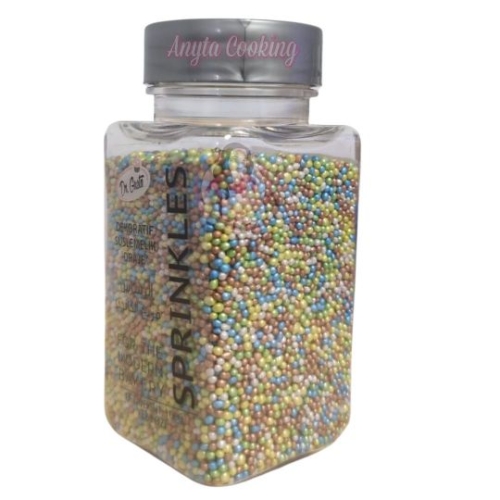 Perlute din Zahar 2mm - NR1 - Multicolor Mix -100gr-Dr Gusto