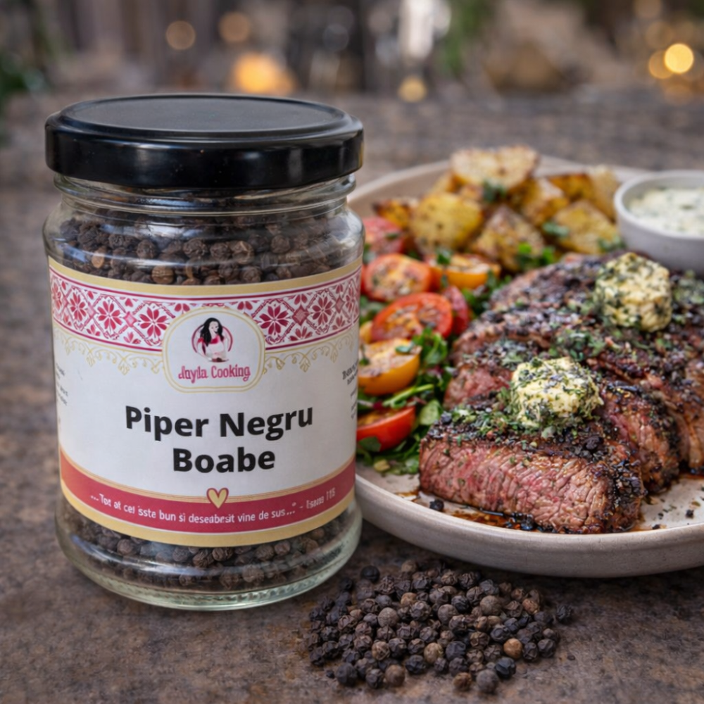 Piper Negru Boabe 90g - PREMIUM &ndash; 100% Natural - Anyta Cooking