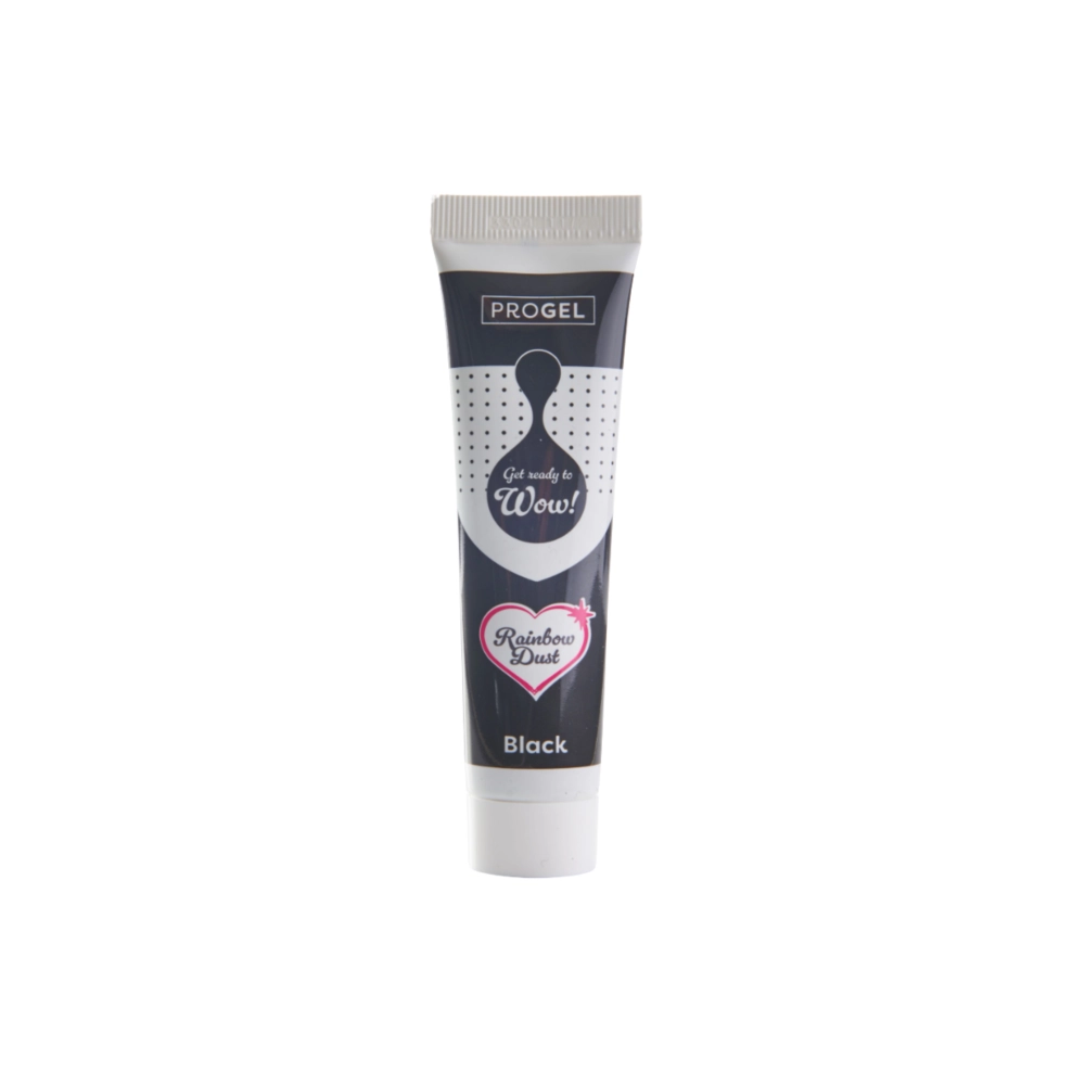 Colorant Alimentar Concentrat - BLACK/Negru - ProGel -Rainbow Dust