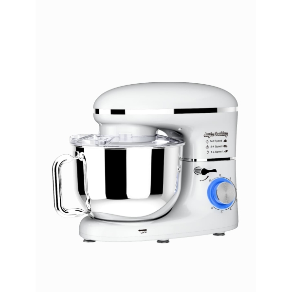 Robot de Bucătărie Mixer cu bol de 6.2 L - 1500W - Alb - Anyta Cooking